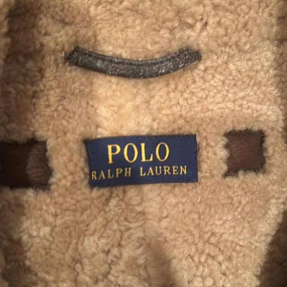 Ralph Lauren Shearling & Leather Full Zip Vest.  NWOT. Heirloom quality - Picture 6 of 13
